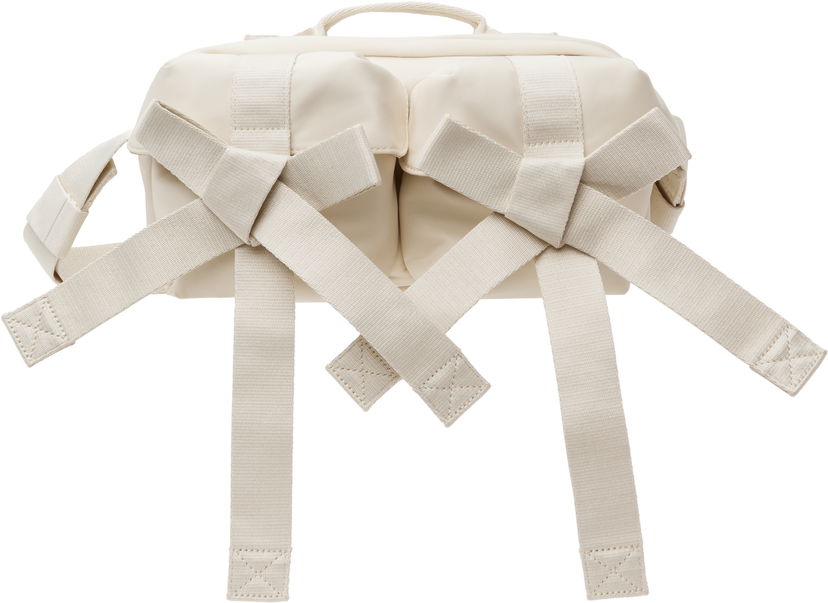 Torba oko struka Simone Rocha Simone Rocha Beaded Classic Bow Crossbody Bag Bijela | BAG149B 0761