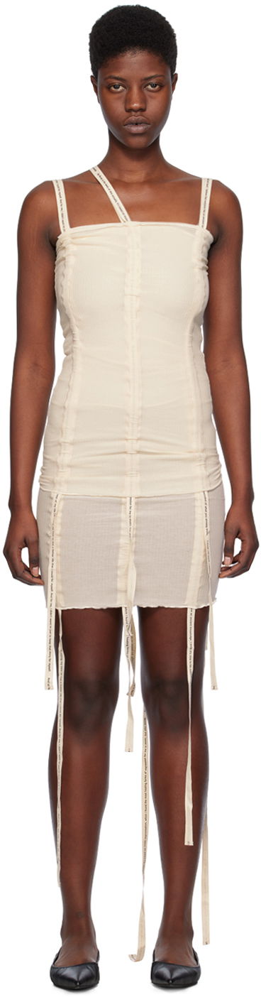 Haljina Baserange Strap Tank Top Dress Bež | TOHS-RB-SP24
