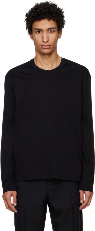 Majica kratkih rukava Jil Sander Jil Sander Logo Flag Long Sleeve T-Shirt Crna | J22GC0201_J45051, 0