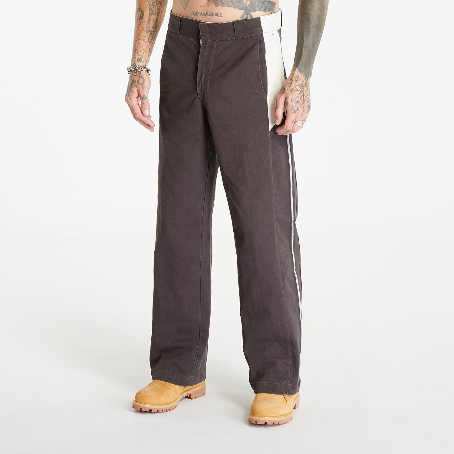 Hlače HERON PRESTON Vintage Wash Canvas Trousers Smeđa | HMCG010F23FAB0036000, 0