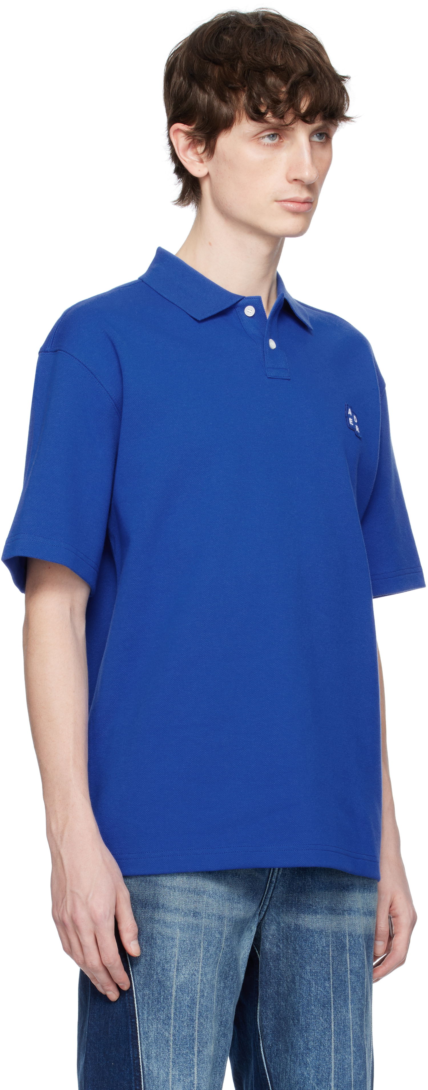 Polo majica ADER ERROR ADER error Sig; TRS Tag 01 Polo Plava | BO42FYPL0201BL, 1