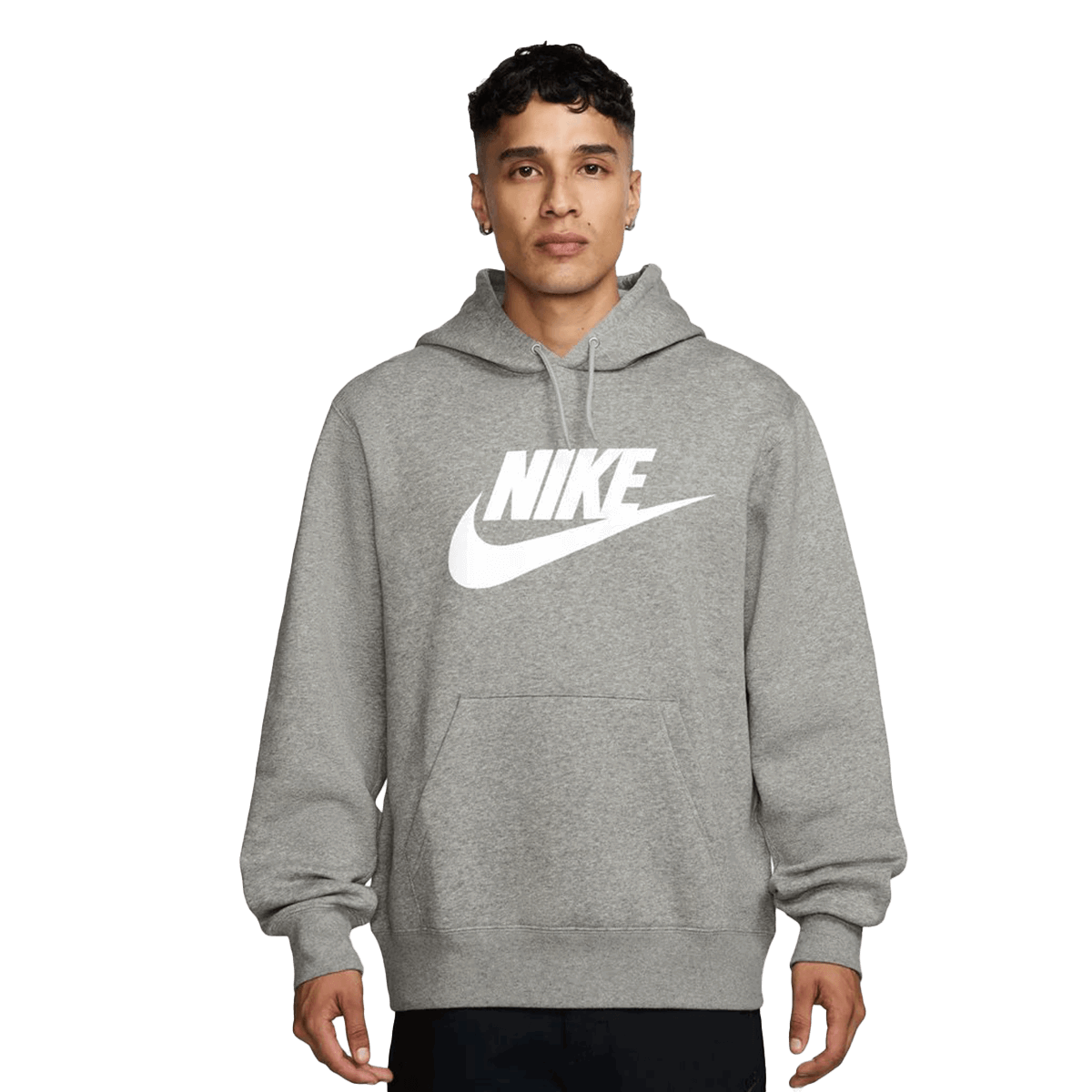 Dukserice Nike Club Graphic Pullover Hoodie Siva | FN3868-063, 0