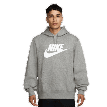 Dukserice Nike Club Graphic Pullover Hoodie Siva | FN3868-063, 0
