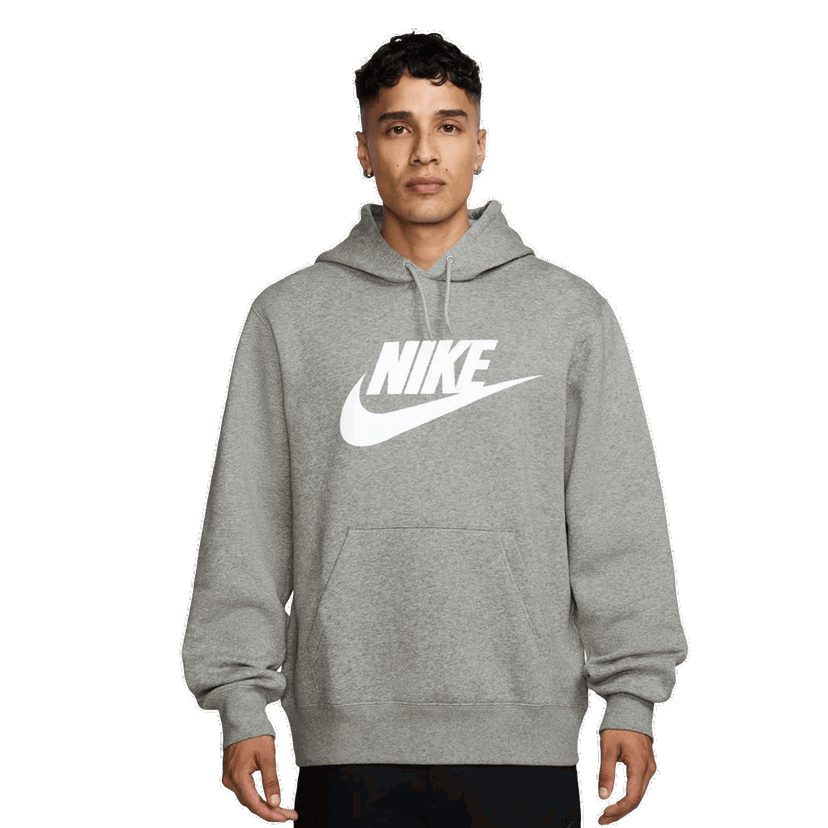 Dukserice Nike Club Graphic Pullover Hoodie Siva | FN3868-063