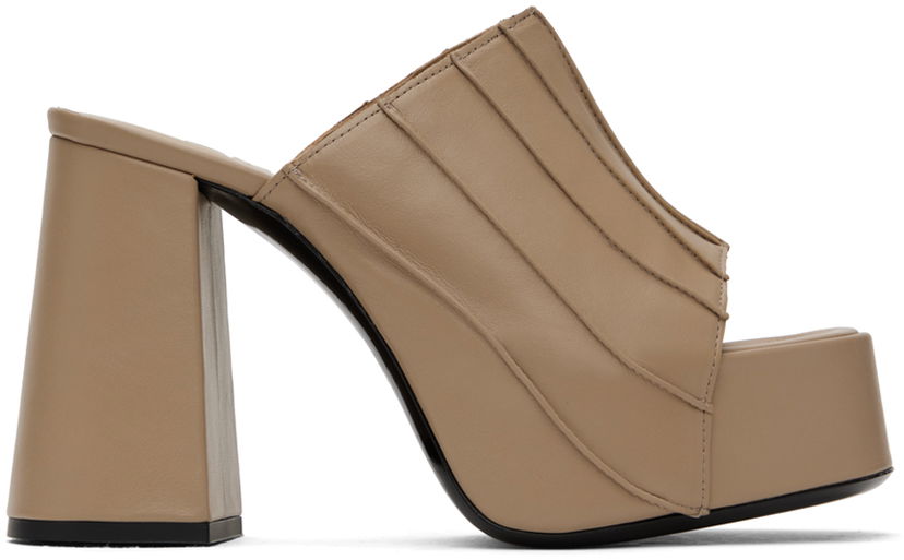 Dodaci BY FAR BY FAR Brad Heeled Sandals Bež | 23PFBRAMTPNAP