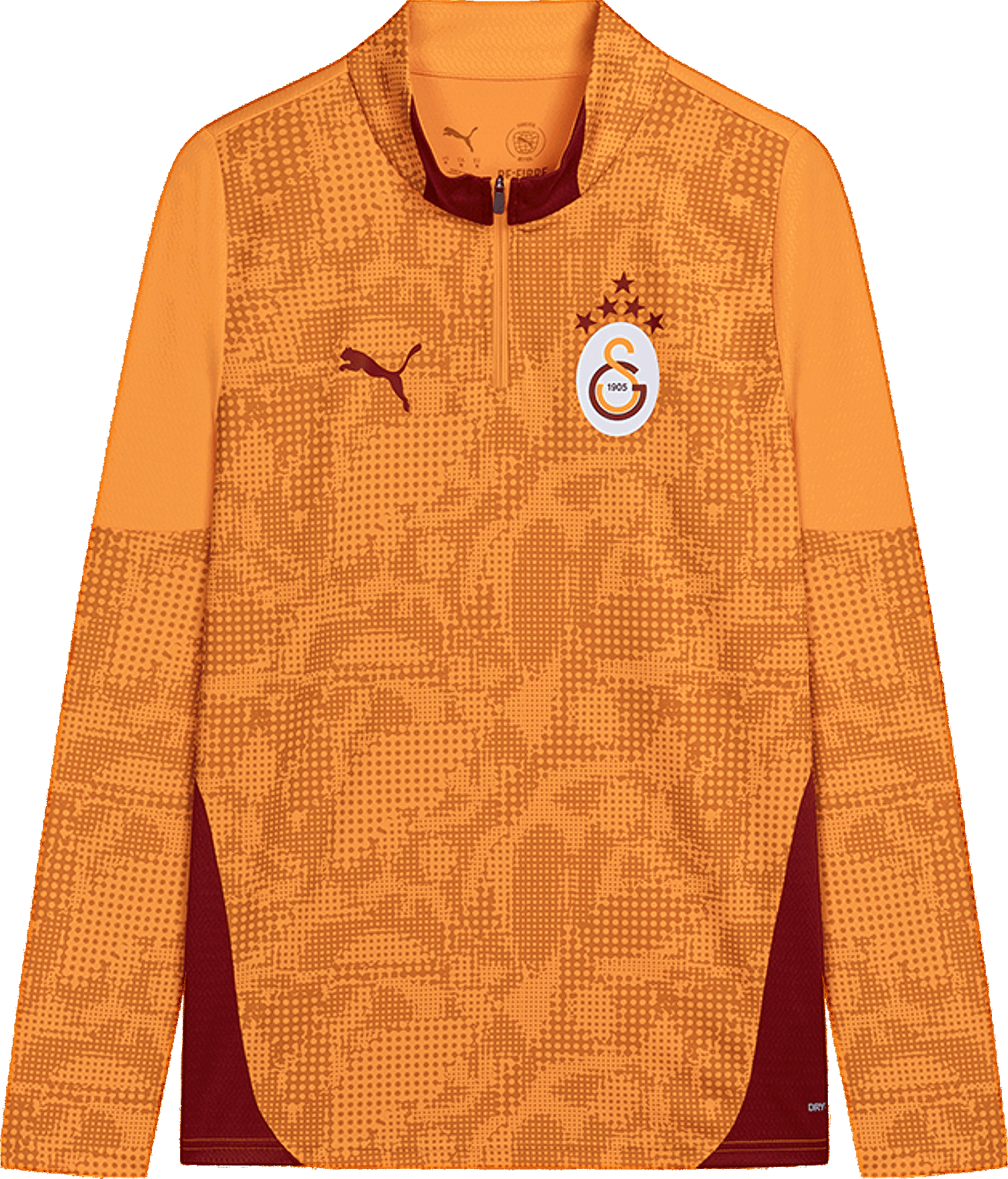 Majica kratkih rukava Puma Galatasaray SK Training 1/4 Zip Top Narančasta | 782887-06, 0