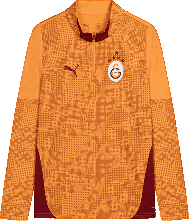 Majica kratkih rukava Puma Galatasaray SK Training 1/4 Zip Top Narančasta | 782887-06, 0