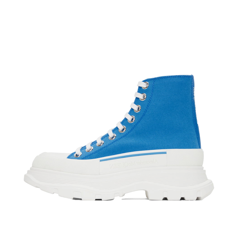Tenisice i cipele Alexander McQueen Tread Slick Platform High Sneakers Plava | 611706 W4MV2