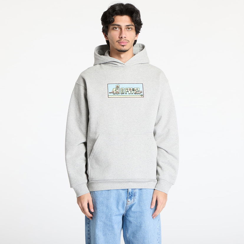 Dukserice Dime DIME World Hoodie Siva | DIMEHO2445GRY
