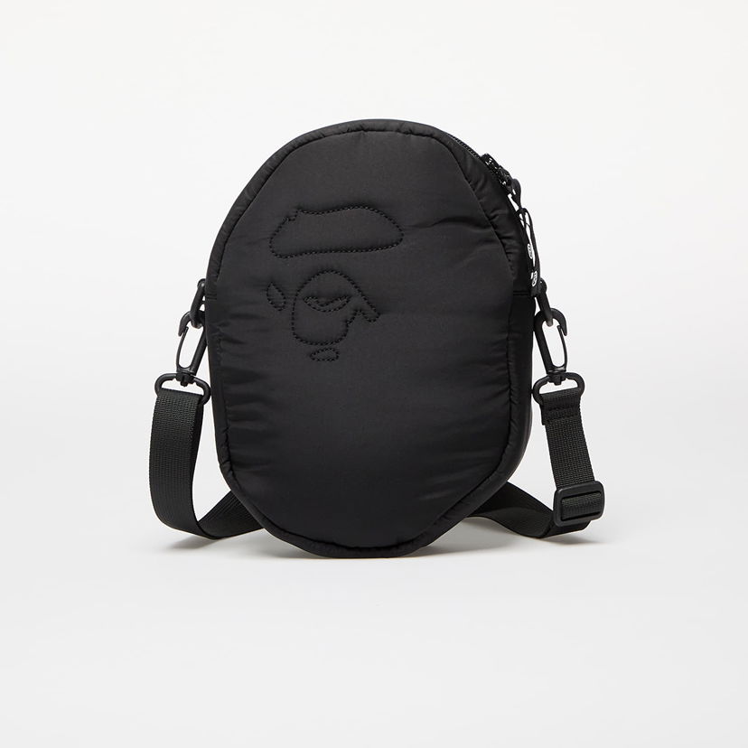 Torba za rame BAPE A BATHING APE Quilting Ape Head Shoulder Bag Crna | 001SGK301003M BLK