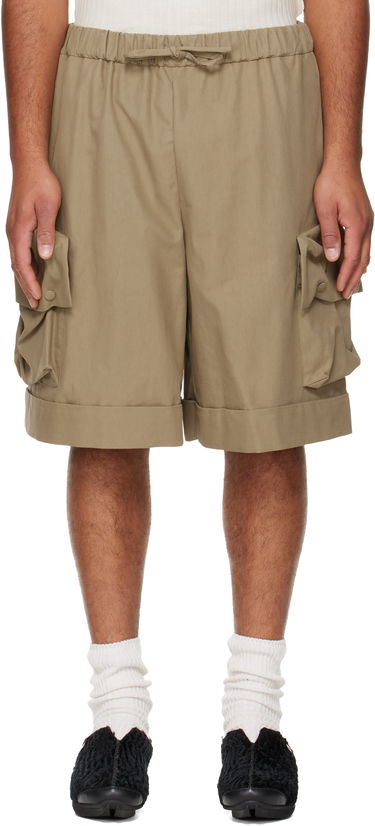 Kratke hlače Simone Rocha Simone Rocha Multi Pocket Drawstring Cargo Shorts Bež | 4172 1267, 0