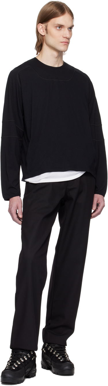 Džemper GR10K GR10K Light Interlock Long Sleeve T-Shirt Crna | BG823124CO, 3