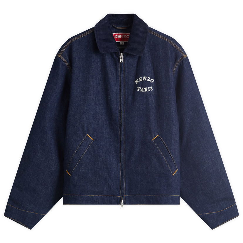 Jakna KENZO Verdy Collection Padded Workwear Jacket, Size Medium Plava | FF55DV1136B1-DM