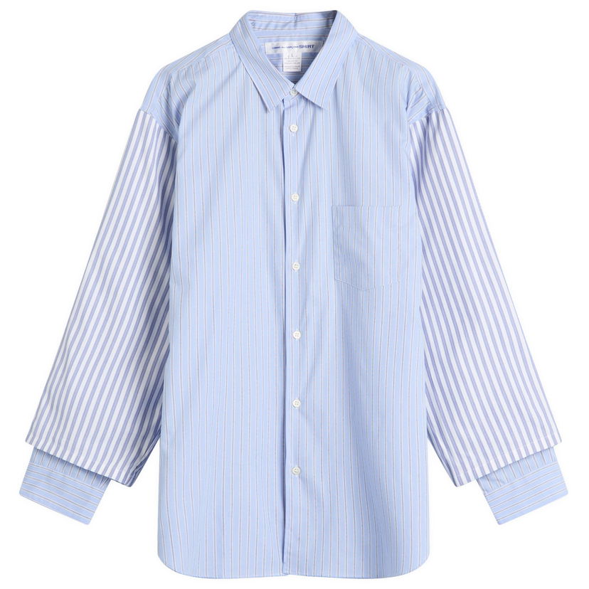 Košulja Comme des Garçons SHIRT Stripe Oxford YD Plava | FP-B039-051-1