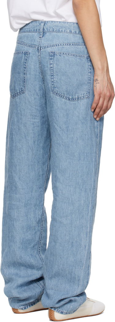 Jeans The Row The Row Tarley Wide Leg Jeans Plava | 8766-W3654, 2