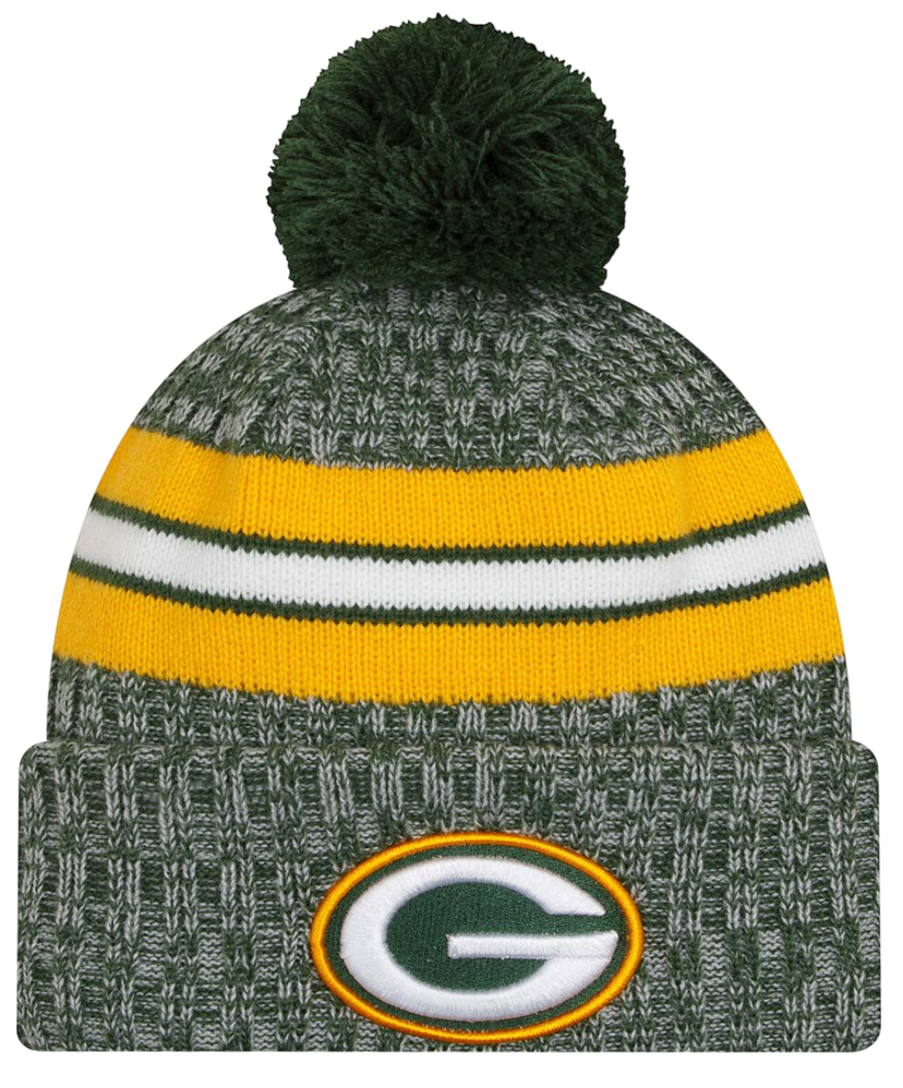 Kapica New Era Green Bay Packers Knit Beanie with Cuff Zelena | 60407596-60407596