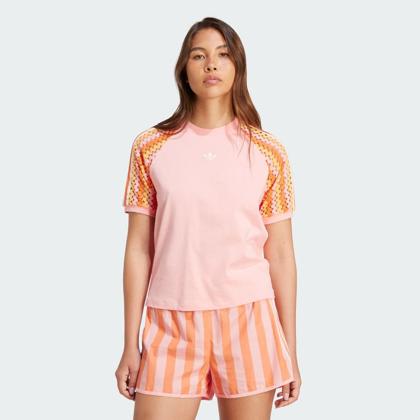 Majica kratkih rukava adidas Originals adidas Originals Summer Glow Cali T-Shirt Ružičasta | KC0769