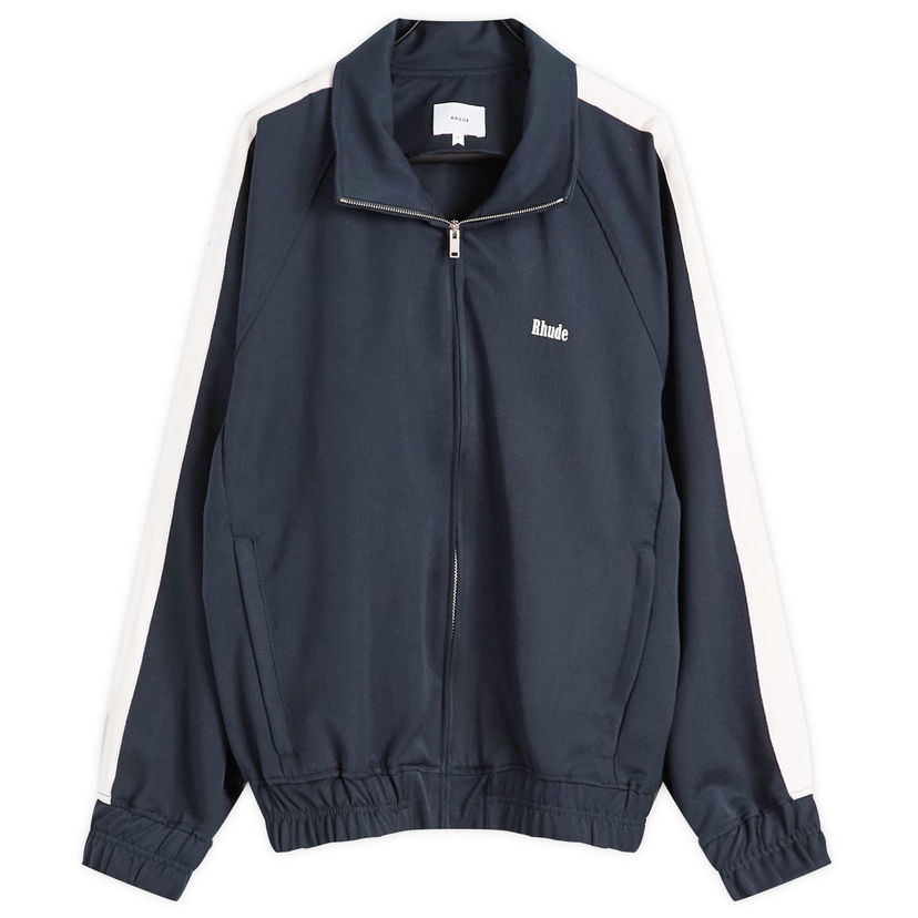 Bomber jakna Rhude Rhude Hamptons Traxedo Track Jacket, Size Large Tamnoplava | RHPS25ST011130043
