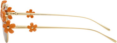 Sunčane naočale Loewe Paula's Ibiza Daisy Field Round Daisy-Embellished Sunglasses Narančasta | LW40173UW5130F 192337236198, 2