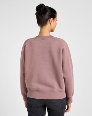 Džemper Lee Crew Neck Sweatshirt Ljubičasta | 112355173