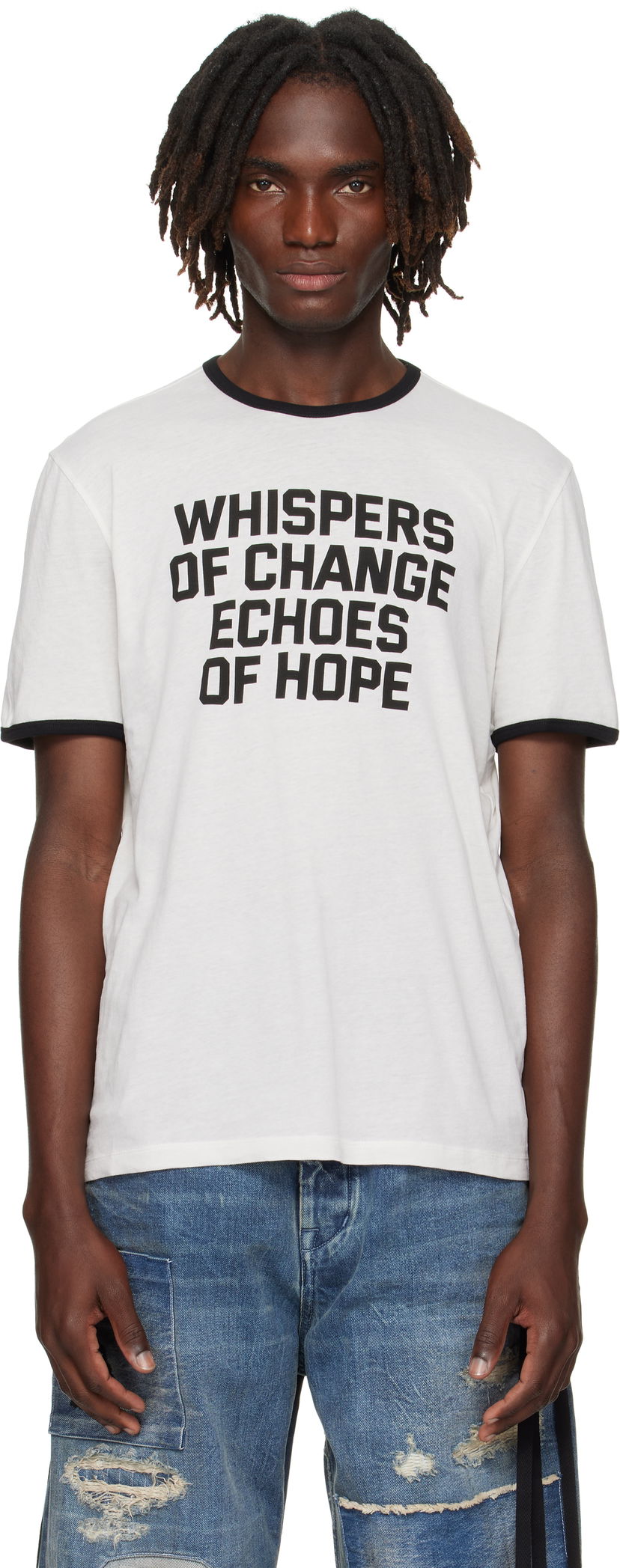 Majica kratkih rukava Ann Demeulemeester Ann Demeulemeester Save the Children Edition Aimar Standard T-Shirt Bijela | B0012876-FA206-003