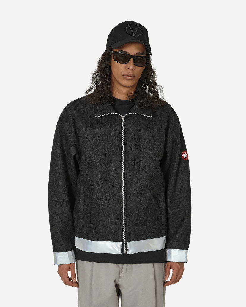 Jakna Cav Empt Reflect Wool Zip Jacket Charcoal Crna | CES25JK06 CHCL