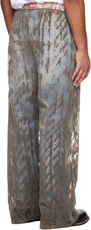 Hlače Diesel P-Egaso Distressed Textured Trousers Višebojno | A21590-0SLCQ-98BA, 2