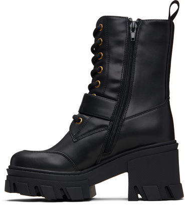 Tenisice i cipele Versace Versace Jeans Couture Baroque Buckle Drew Boots Crna | E79VA3S86_E71570, 2