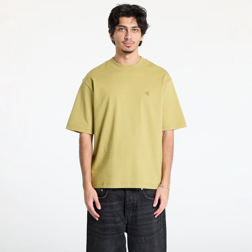 Majica kratkih rukava CALVIN KLEIN Calvin Klein Jeans Heavy Relaxed T-Shirt Zelena | J30J326458 LMD