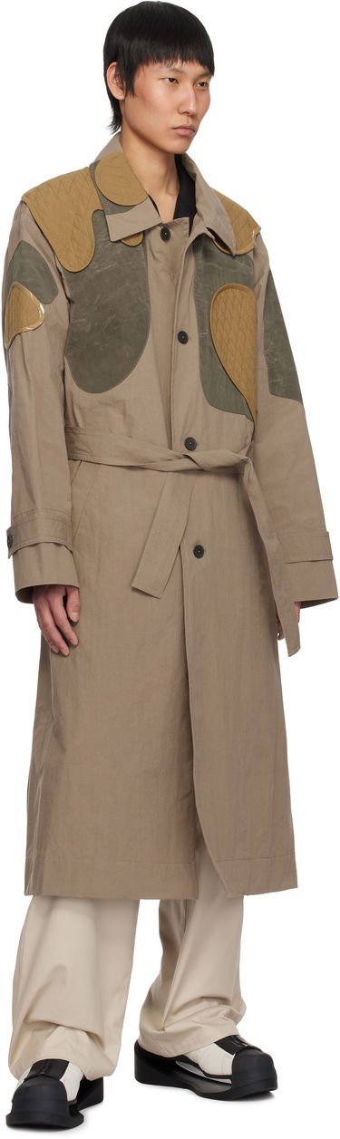 Trenčkot Craig Green Craig Green Utility Patch Trench Coat Smeđa | CGSS25CWOLCO21, 3