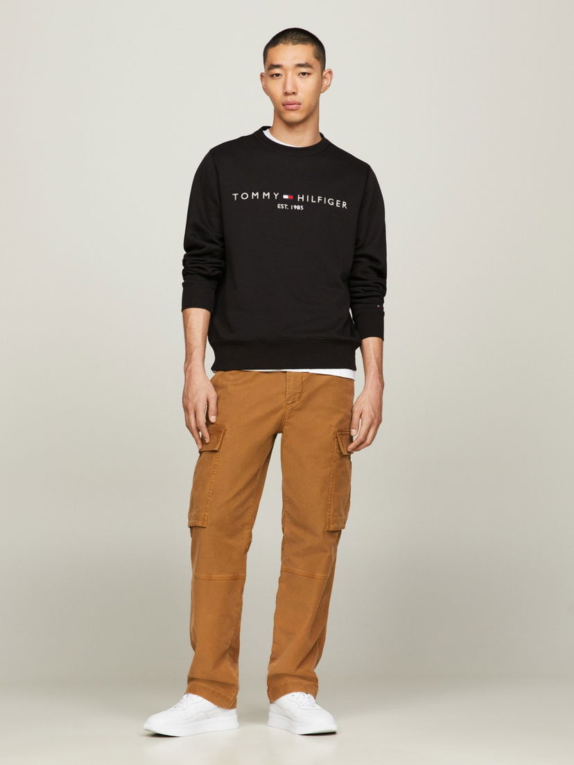 Dukserice Tommy Hilfiger Pullover Sweatshirt Crna | MW0MW11596BDS