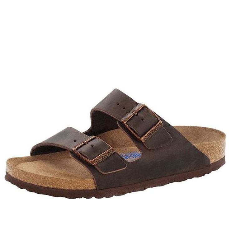 Tenisice i cipele Birkenstock Birkenstock Arizona Soft Footbed Oiled Leather Sandals Narrow Fit Smeđa | 0452763
