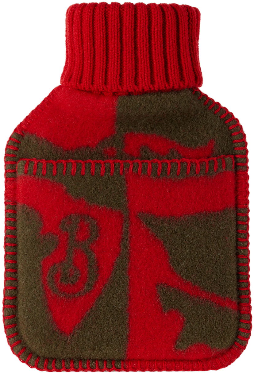 Dodaci Burberry Burberry Wool Hot Water Bottle Crvena | 8093961