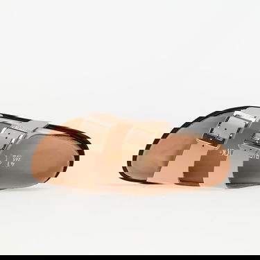 Tenisice i cipele Birkenstock Birkenstock Arizona Droplet Buckle Leather Patent High-Shine Sandals Bež | 1029386, 3