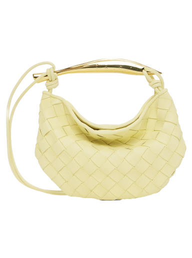 Torba za rame Bottega Veneta Mini Sardine Shoulder Bag Žuta | 744267 VCPP1