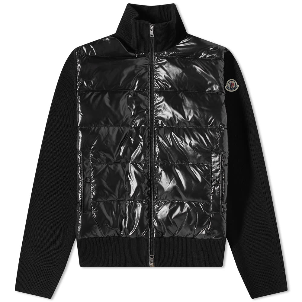 Jakna Moncler Down Front Knit Jacket Crna | 9B000-08-M1131-999, 0