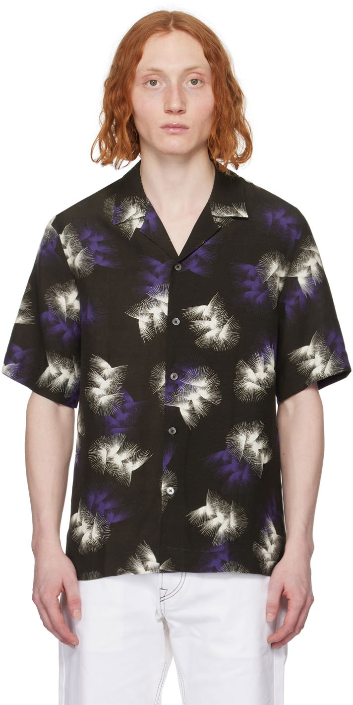 Košulja Paul Smith Paul Smith Abstract Print Shirt Crna | M1R-905U-M02229-79