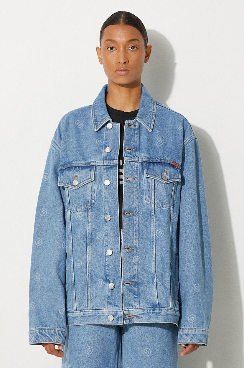 Jakna Martine Rose Oversized Denim Jacket Plava | 201WD05508