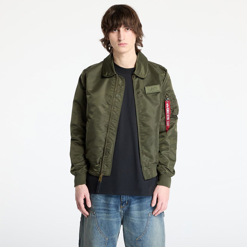 Bomber jakna Alpha Industries Alpha Industries Flying Tigers CWU Jacket Zelena | 156128-142
