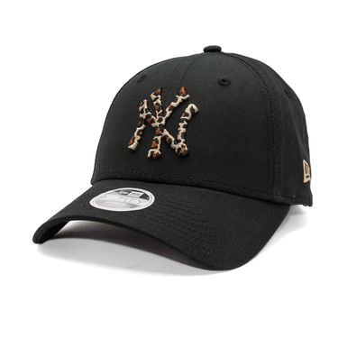 Kapa New Era 9FORTY MLB Leopard Infill NY Yankees Adjustable Cap Crna | 60691330, 0