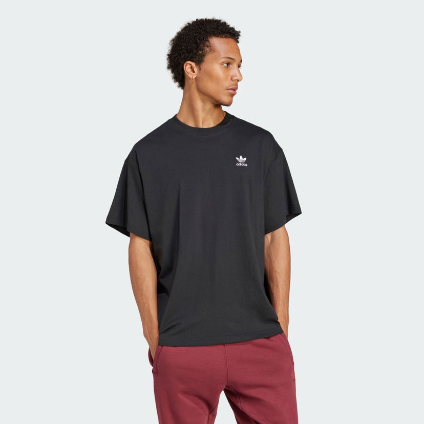 Majica kratkih rukava adidas Performance Trefoil Essentials Oversized T-Shirt Crna | JD0349