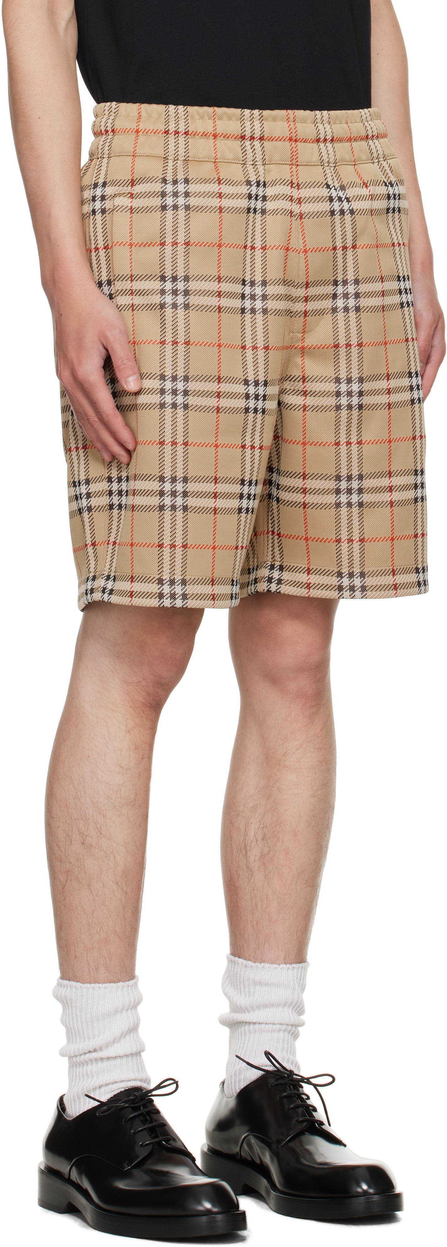 Kratke hlače Burberry Burberry Check Shorts Bež | 8113850, 1