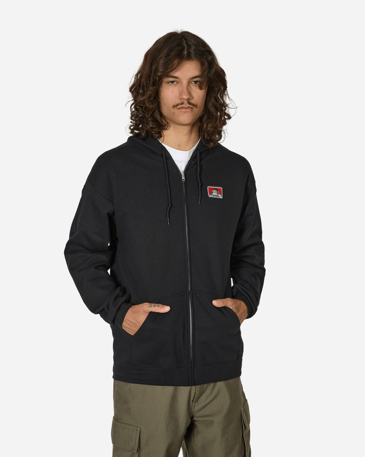 Dukserice Ben Davis Full Zip Hoodie Crna | BEN9034 001, 1