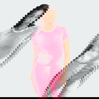 Majica kratkih rukava adidas Originals Colour Fade 3-Stripes Tee Ružičasta | IL2430, 0