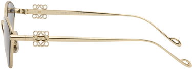 Sunčane naočale Loewe Gold Anagram Hexagonal Sunglasses Crna | LW40115U 192337181177, 2