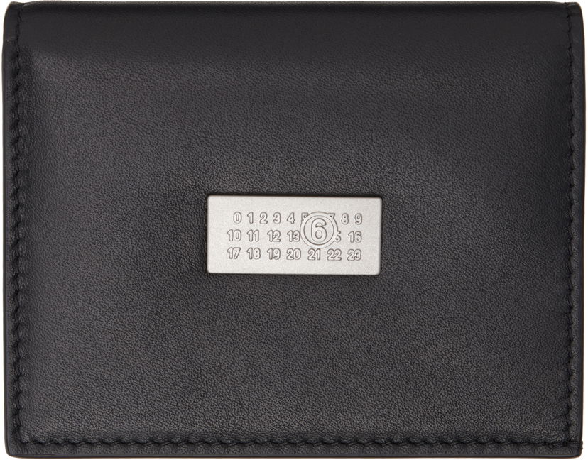 Novčanik Maison Margiela MM6 Maison Margiela Leather Bifold Wallet Crna | SA5UI0015 P7258