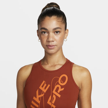 Crop top Nike Pro Dri-FIT Tank Top Narančasta | FB5261-832, 3
