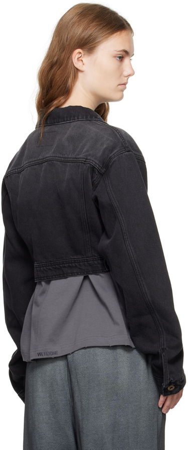 Jakna We11done We11done Cropped Denim Jacket Crna | WD-DJ2-24-337-W-BK, 2