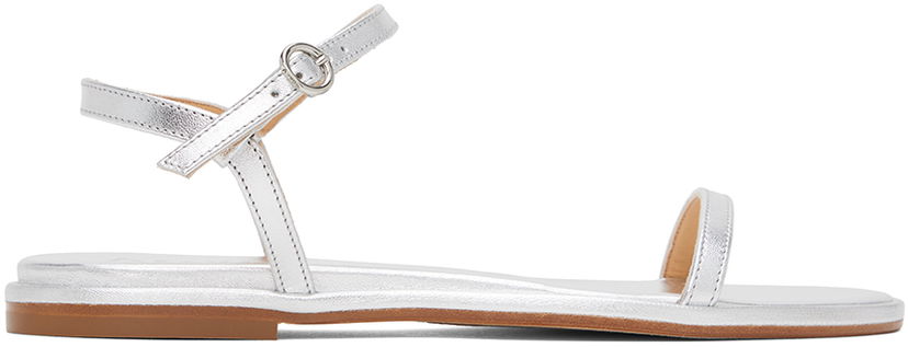 Njega cipela Aeyde Aeyde Nettie Flat Sandals Metalik | A11-FS-TTTR08FL49-SS24-920-051