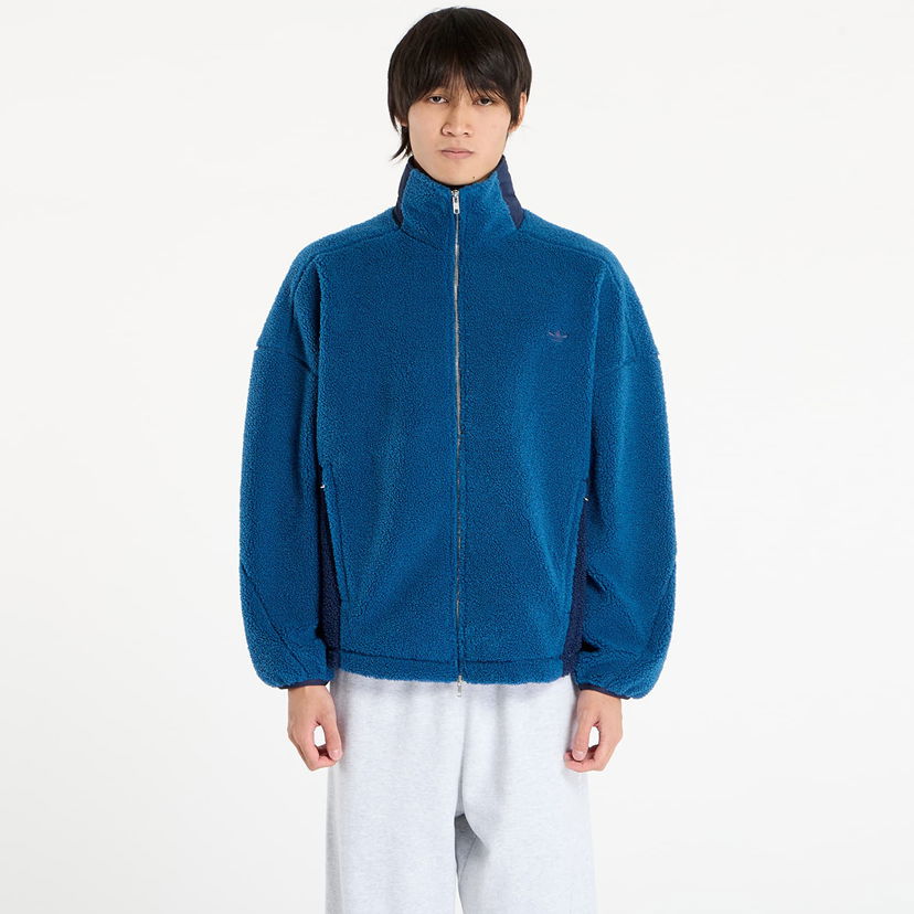Jakna adidas Originals Adams Blvd Fleece Jacket Plava | JX6148